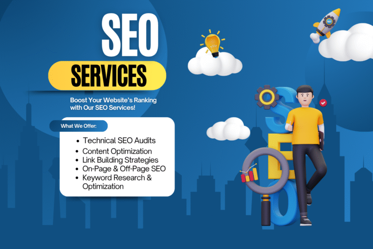 SEO services visual representing AppebSoft’s structured approach to improving search visibility and organic growth