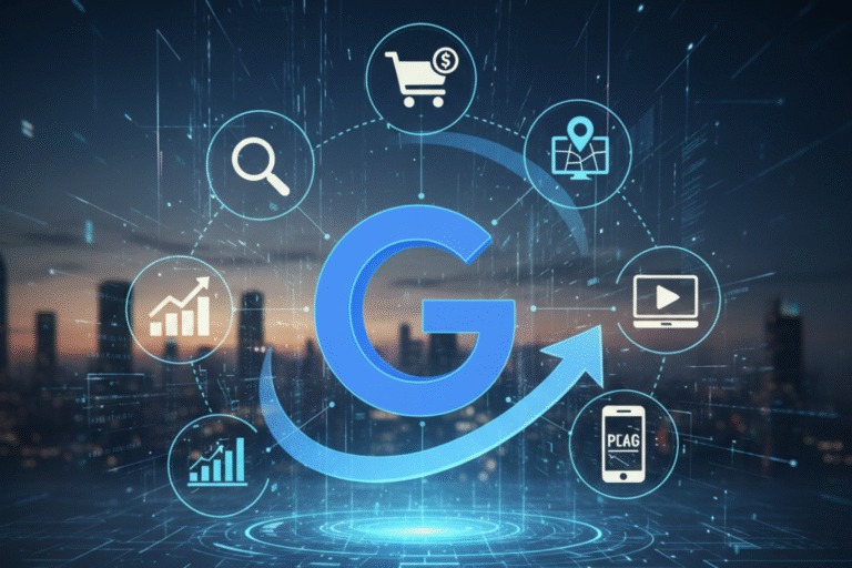 Illustration representing AppebSoft’s Google Ads service focused on capturing high-intent searches and driving measurable conversions