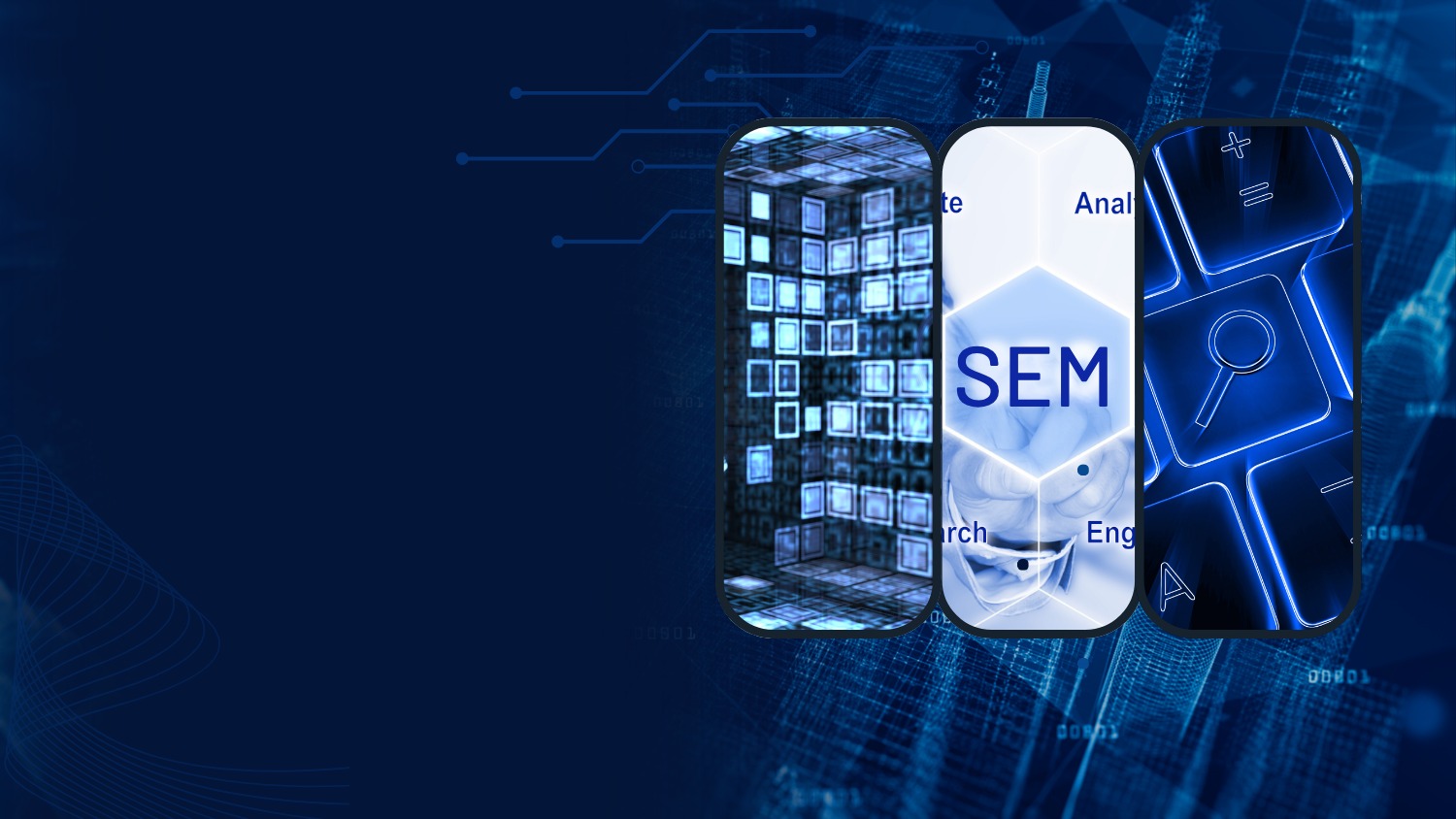 Illustration showcasing AppebSoft’s search engine marketing execution focused on keyword intent, bidding strategy, and conversion performance