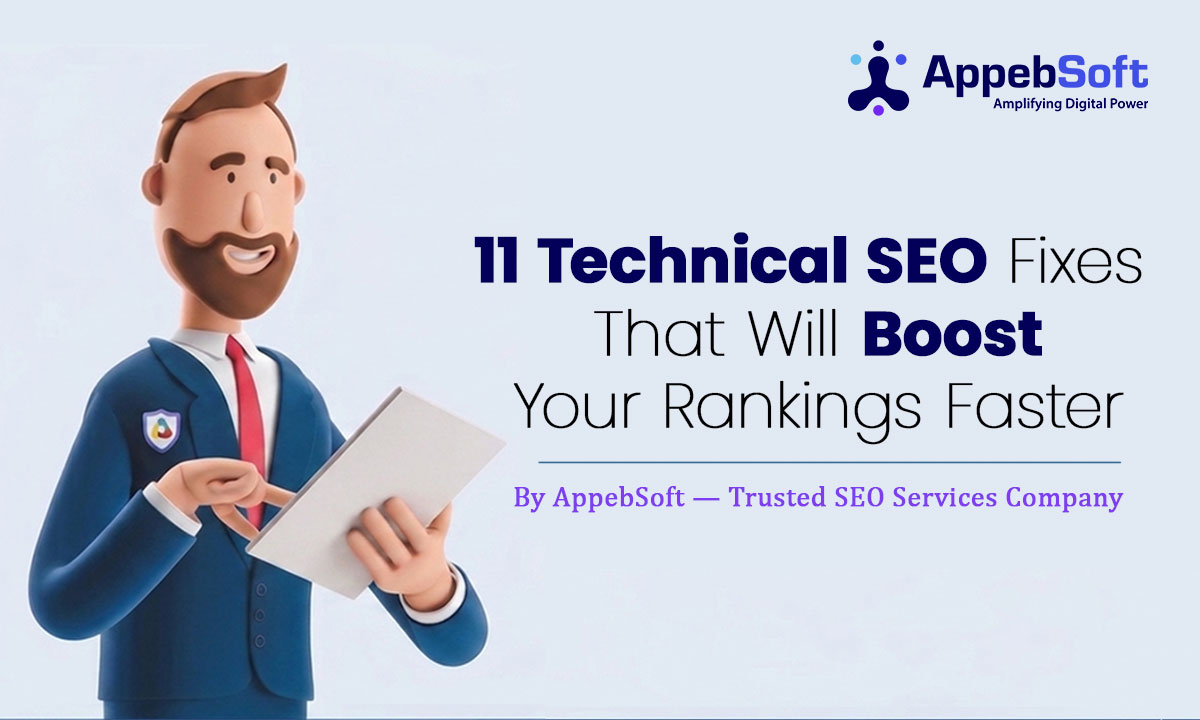 Technical SEO Services: 11 Fixes That Boost Rankings Fast (SEO Services Company Guide)